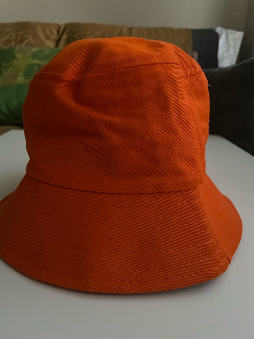 Orange Bucket Hat - Lightweight 100%cotton Sun Hat
